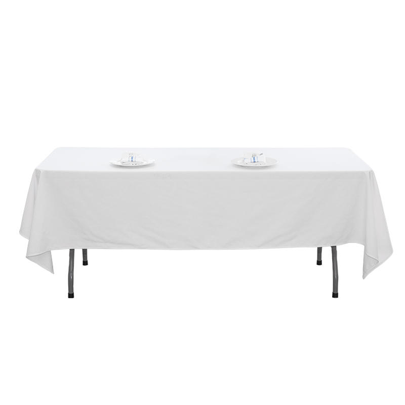 60x102'' Spun Polyester Solid Color Wedding Banquet Tablecloths