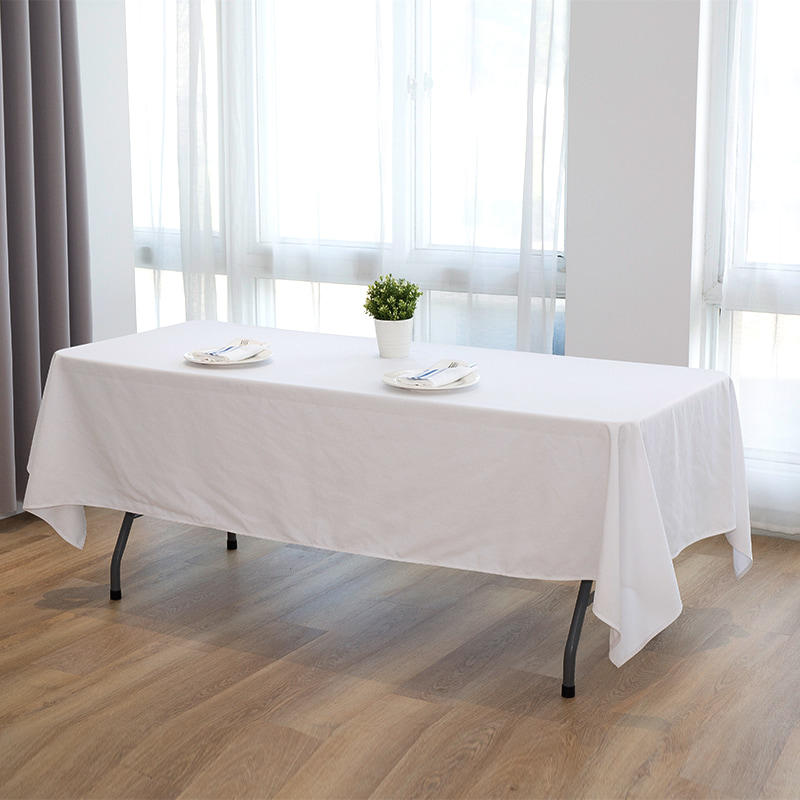 60x102'' Spun Polyester Solid Color Wedding Banquet Tablecloths