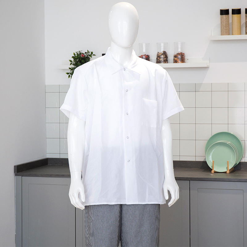 Short sleeve chef shirt