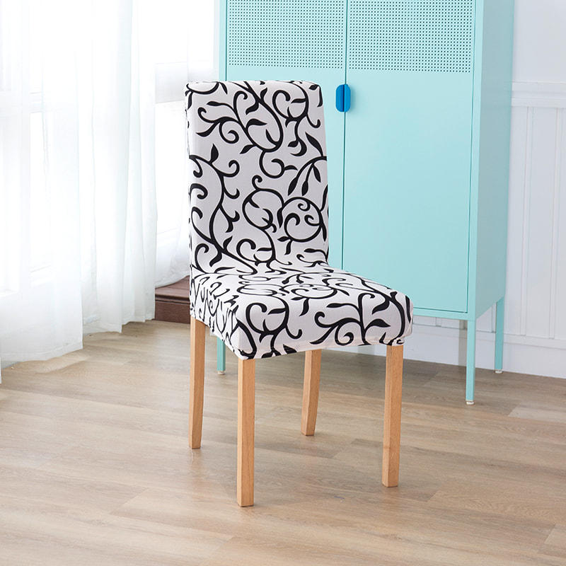 Printed Half Chair Cover