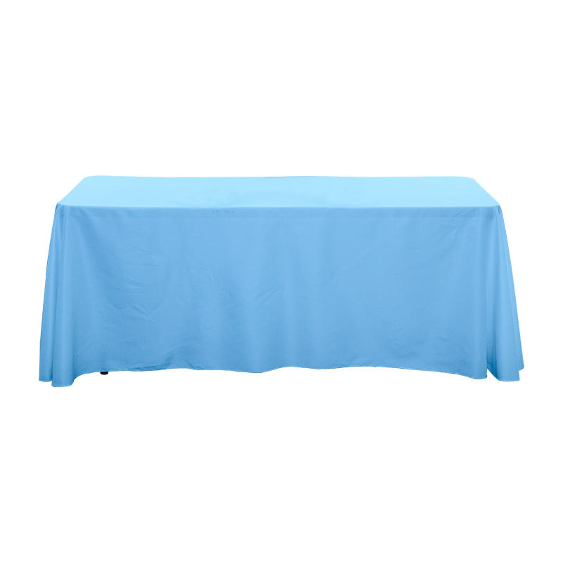 90x132'' Spun Polyester Solid Color Wedding Banquet Tablecloths