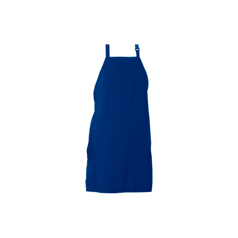 33x27'' Solid color polyester yarn neck apron with pockets and adjustable buttons