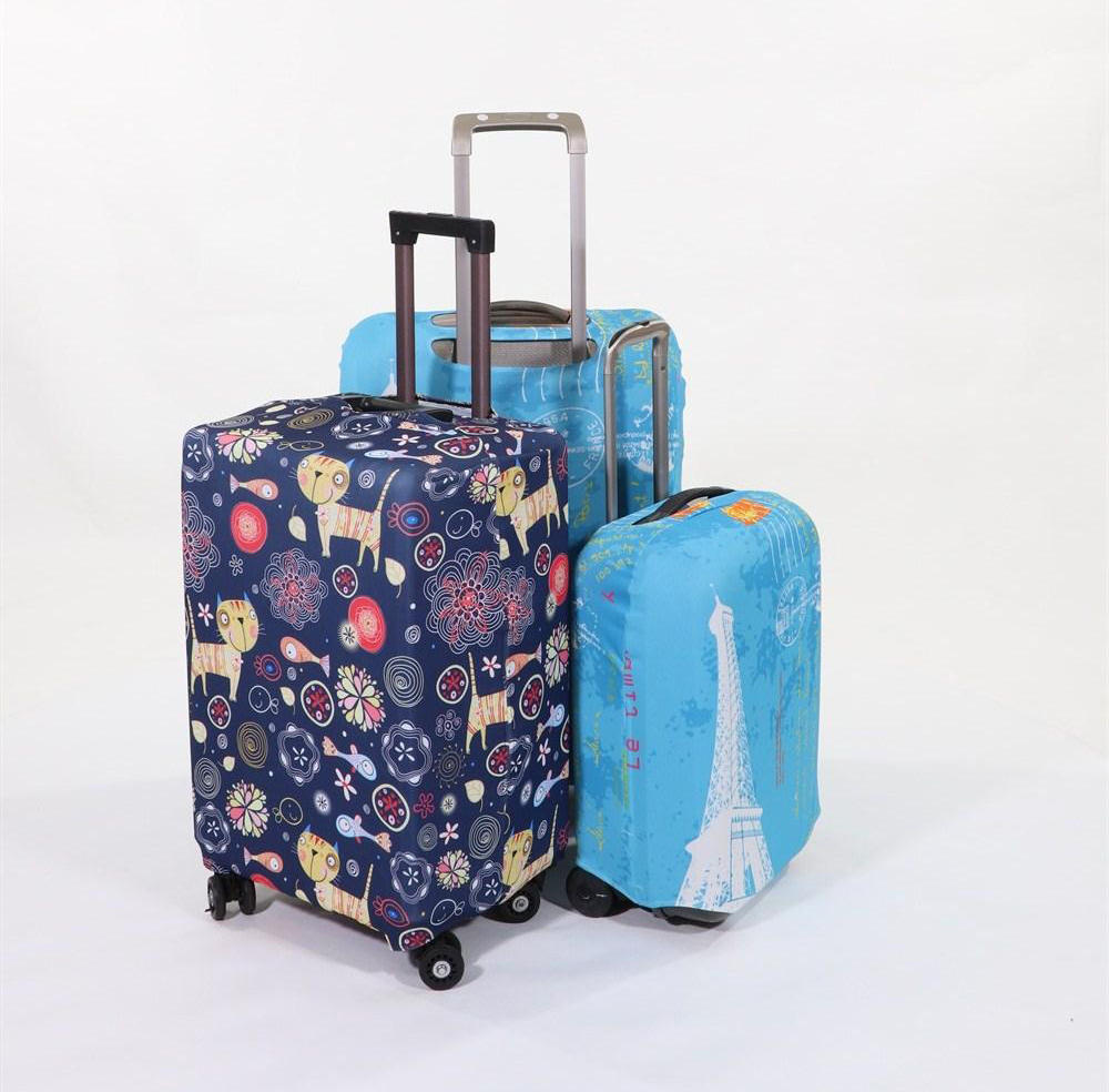 Washable Elastic Printed Luggage Cover