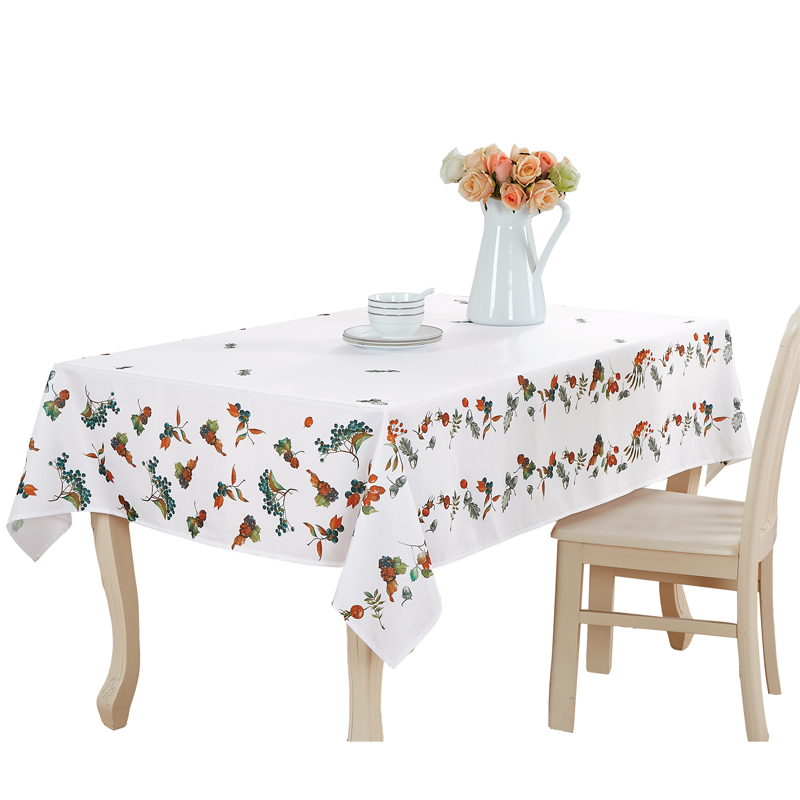 Autumn fruit printed tablecloth
