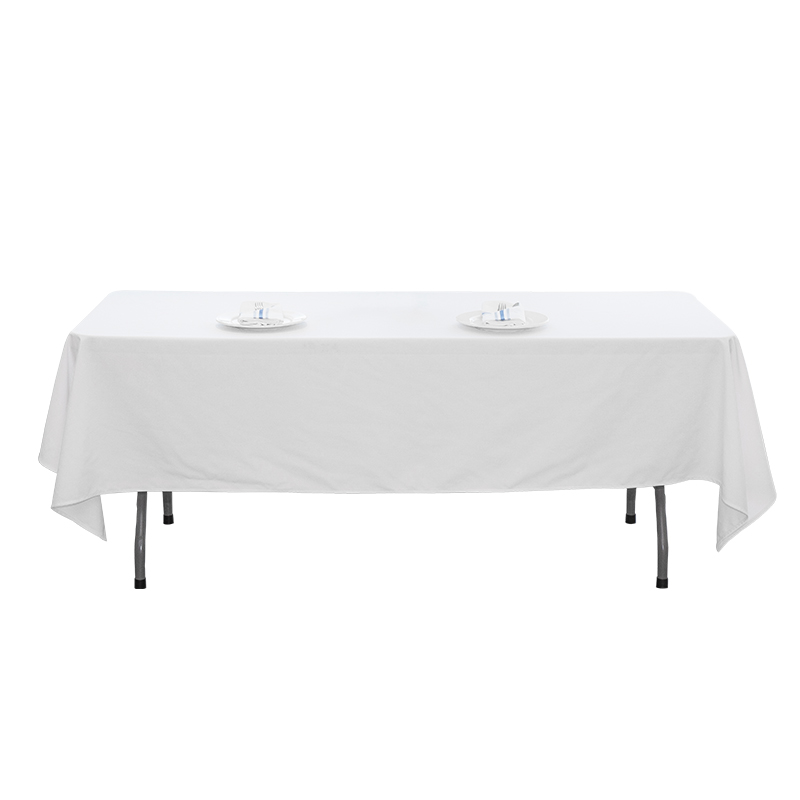 60x102'' Spun Polyester Solid Color Wedding Banquet Tablecloths