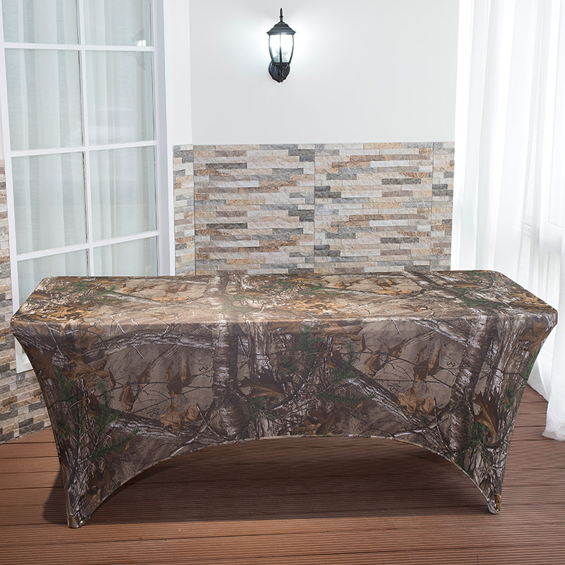 Star printed stretch table cover