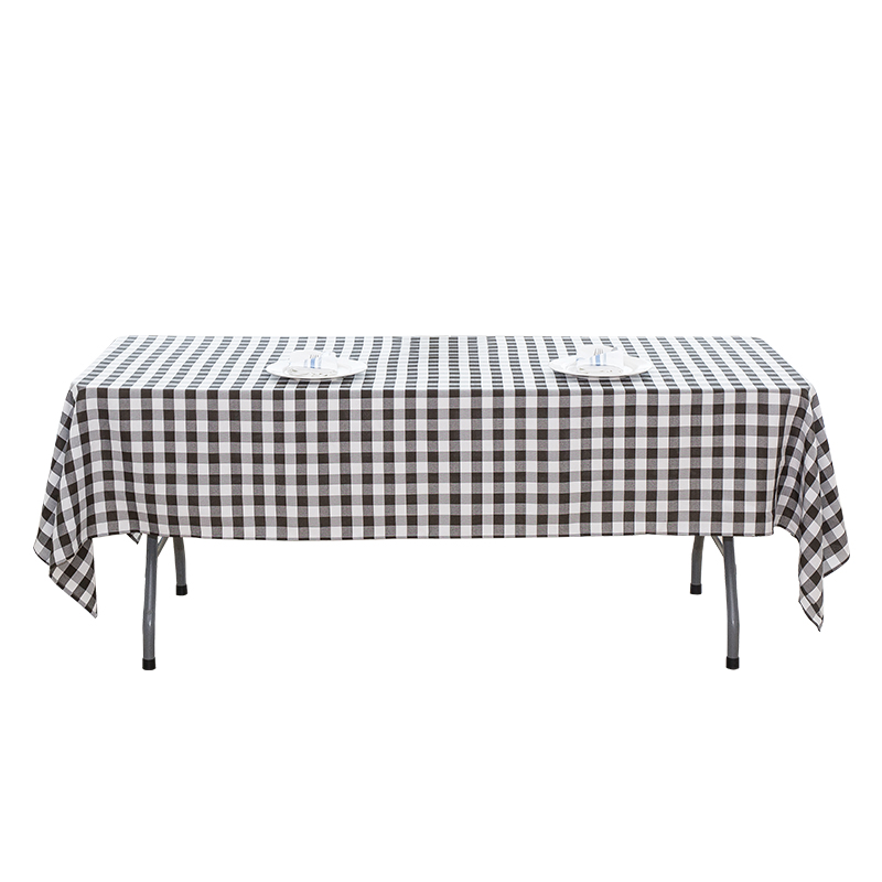 60x102'' Picnic party rectangle plaid woven tablecloths