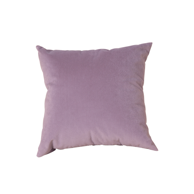 Plain brushed cushion