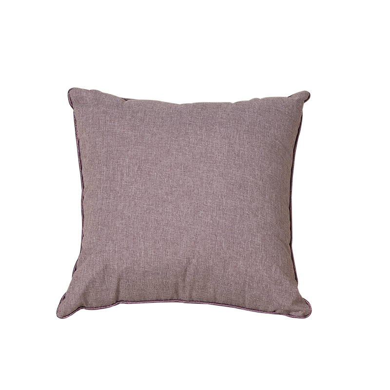 Plain brushed cushion