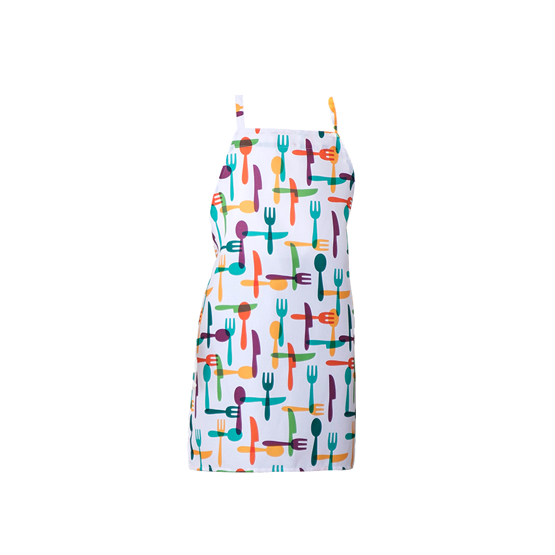 Printed neck apron