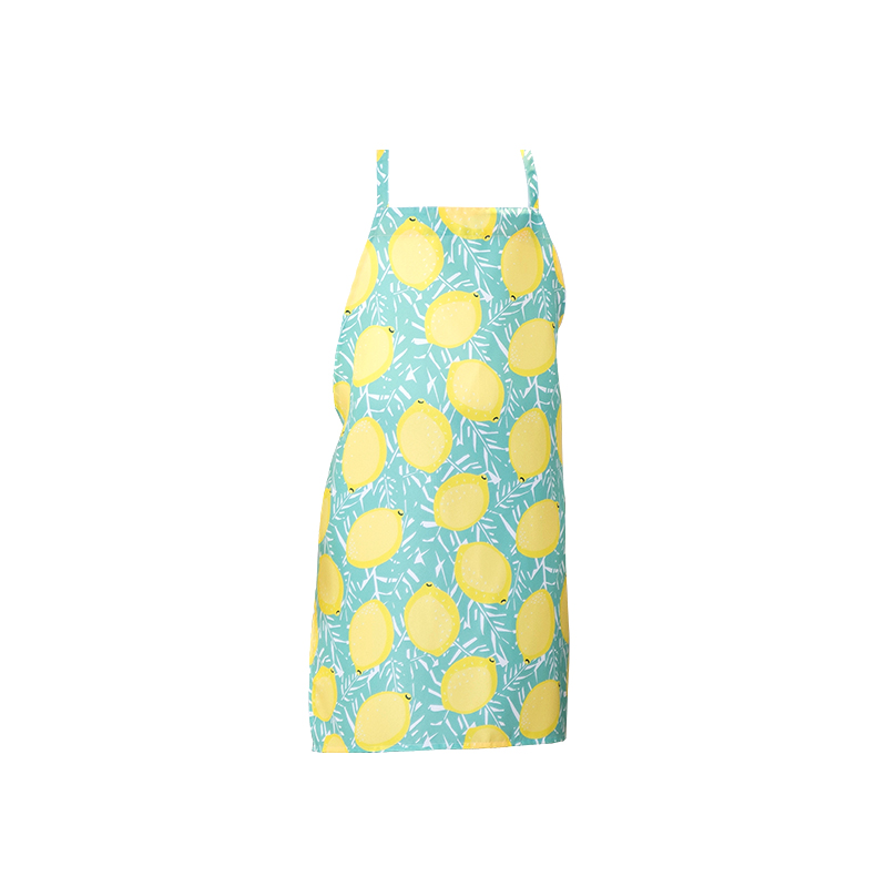 Printed neck apron