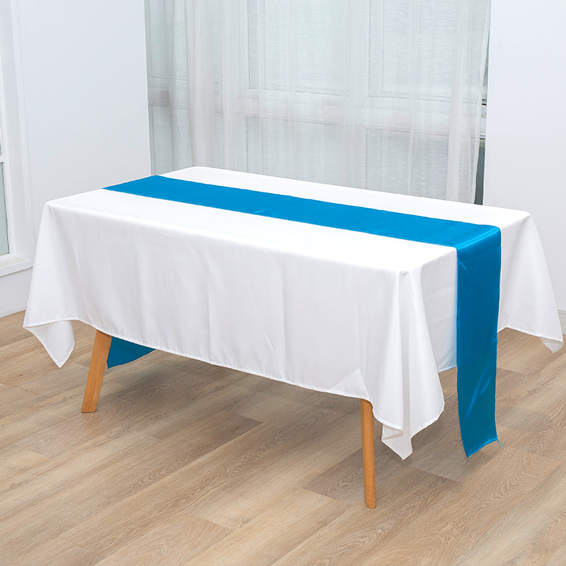 30*275cm Satin table flag