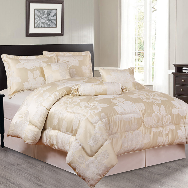 Selina Peony Jacquard Comforter