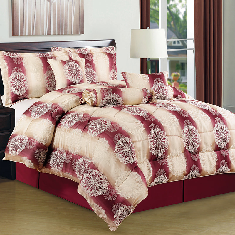 Susan Fireworks Jacquard Comforter