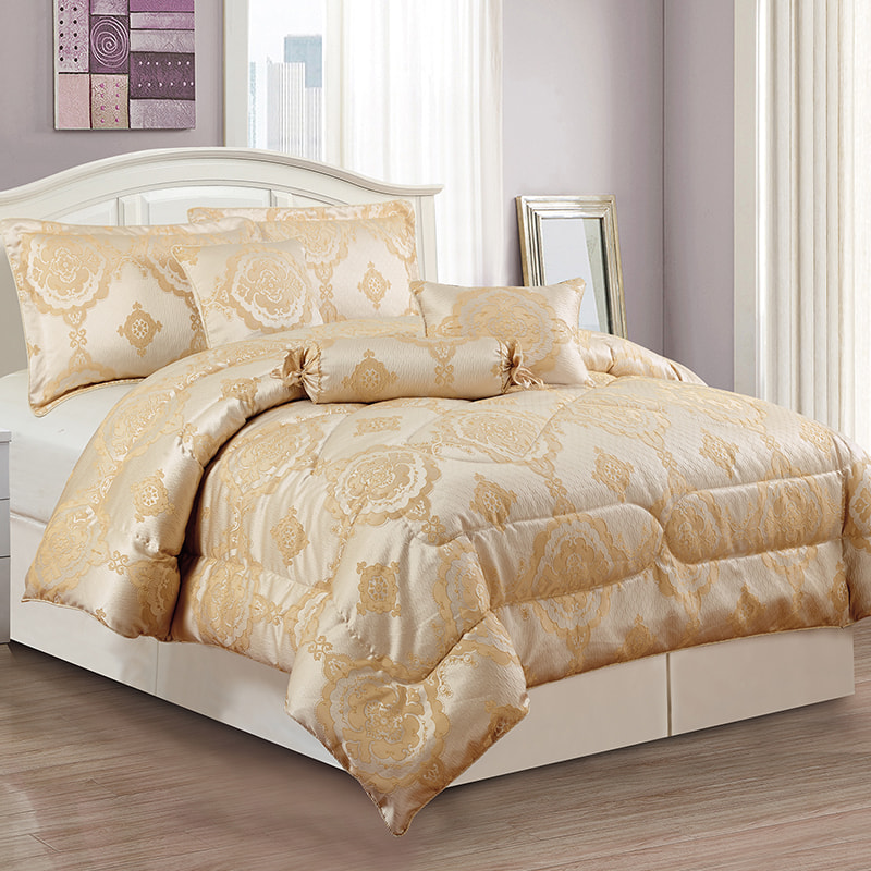 Jelly Bronze Pattern Jacquard Comforter