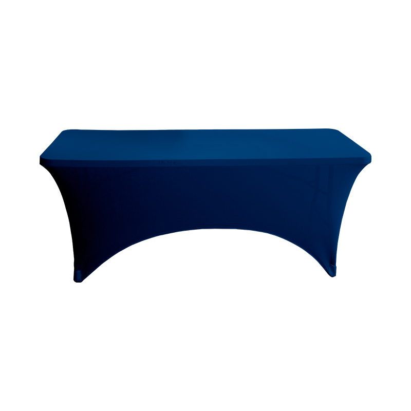 Plain color two side non-opening elastic table cover