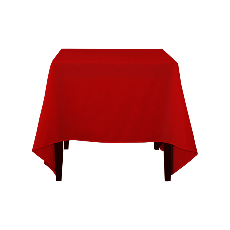 Square 217gsm Polyester Solid Colour Wedding Banquet Tablecloths