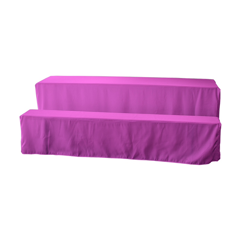 Non-stretch beer table cover set closure