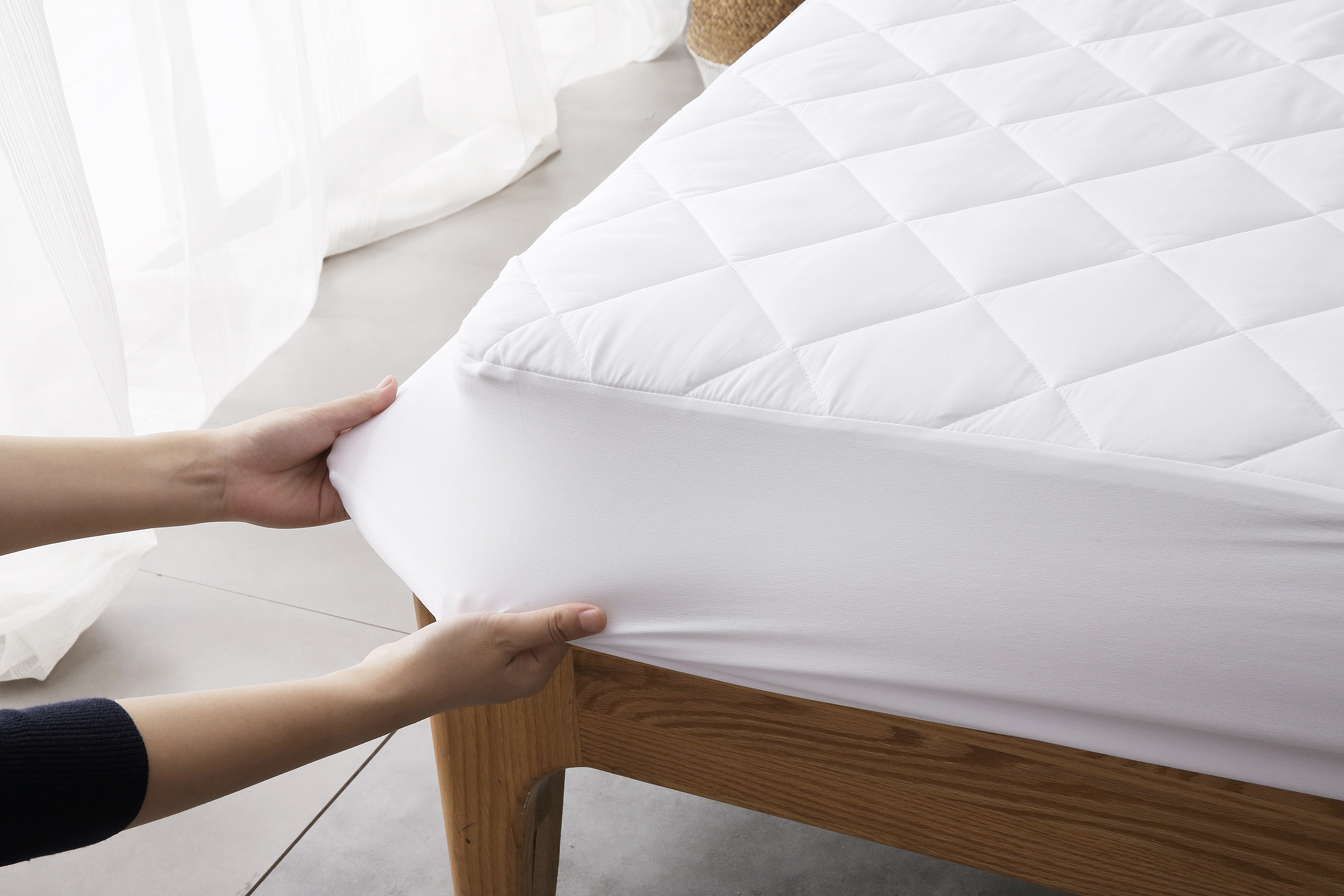 Microfiber Waterproof Fitted Sheet