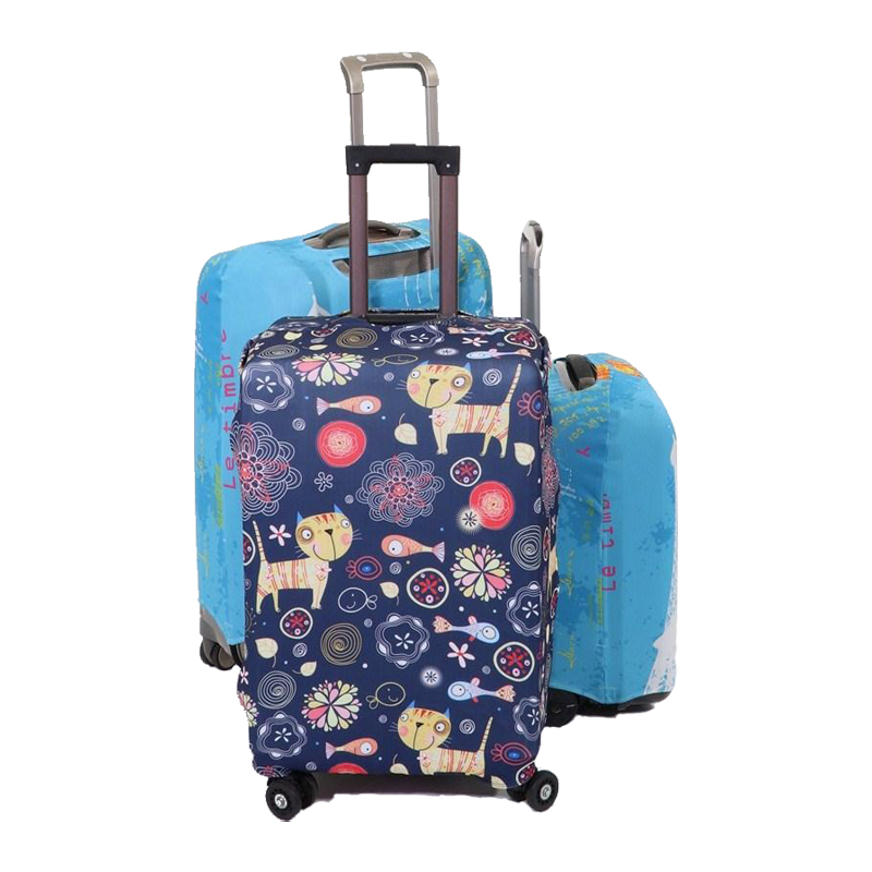 Washable Elastic Printed Luggage Cover