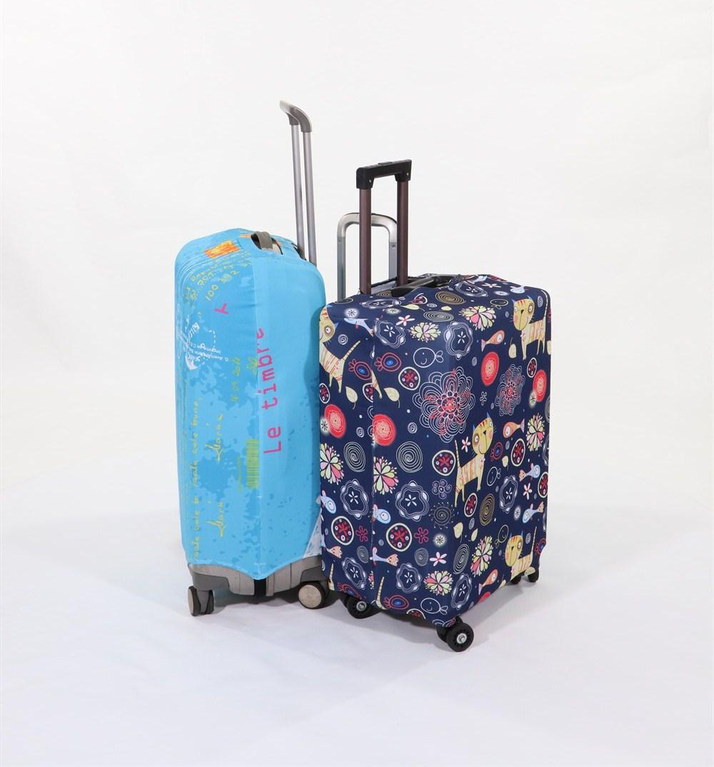 Washable Elastic Printed Luggage Cover