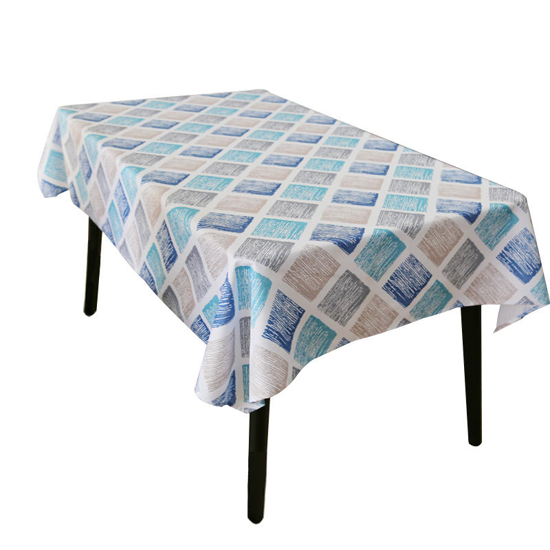 Colorful Checked Printed Tablecloth