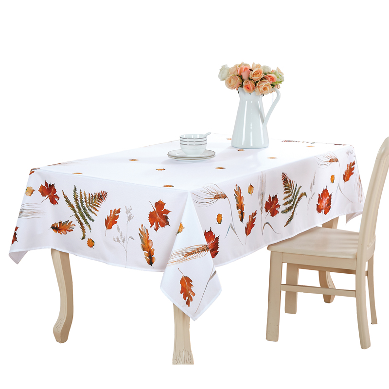 Autumn Maple Leaf Printed Tablecloth